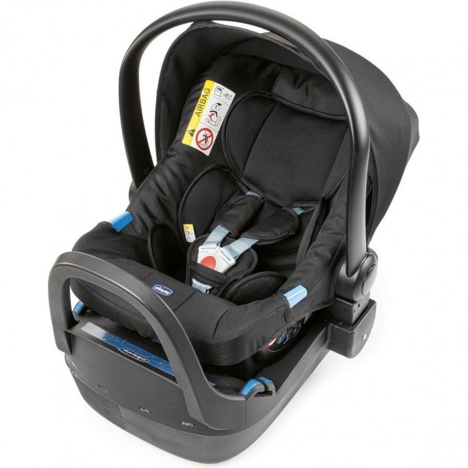 Автокресло CHICCO KAILY WITH BASE BLACK Группа 0+ 6079487950000