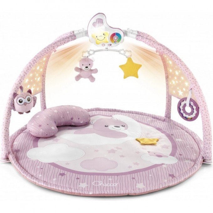Игровой коврик 3в1 CHICCO Enjoy Colors Gym, Розовый 9866100000