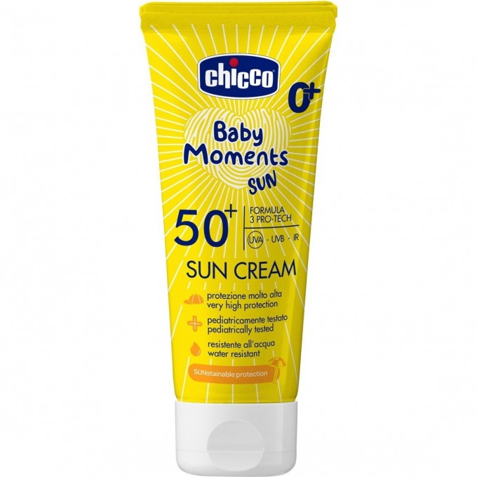 Крем солнцезащитный CHICCO SOLAR SPF50+ 75мл 00011258000000