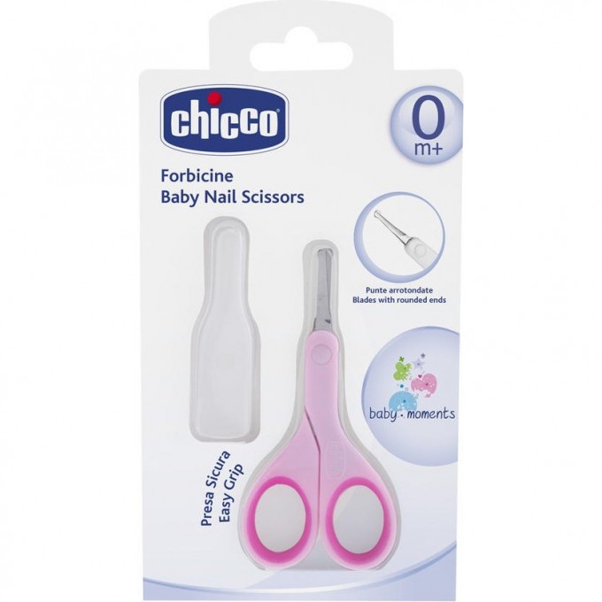 Ножницы с закругленными концами CHICCO розовый 00005912100000