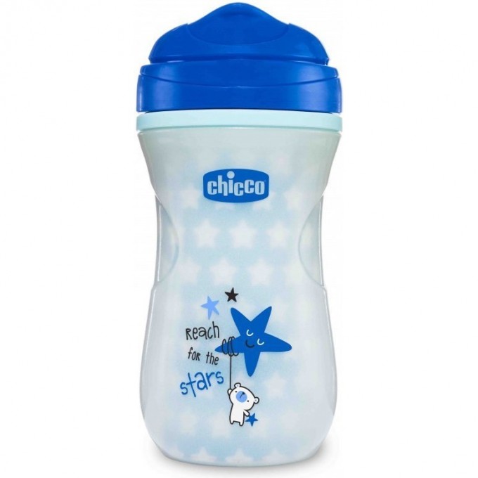 Поильник CHICCO GLOWING CUP, Голубой 00006971200000
