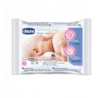 Салфетки для груди 16 шт. CHICCO, Белый